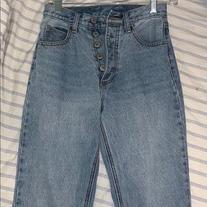 Brandy Melville high rise mom jeans